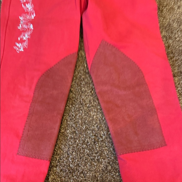 Red Tattini Riding Pants - Picture 3 of 9